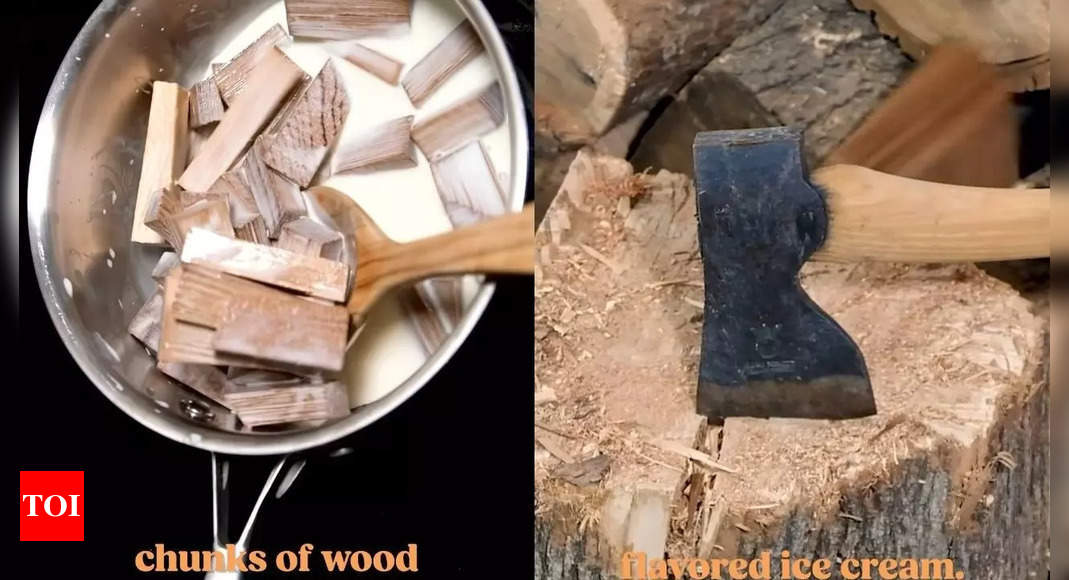 Would you try wood-flavored ice cream? This man’s experiment is going viral