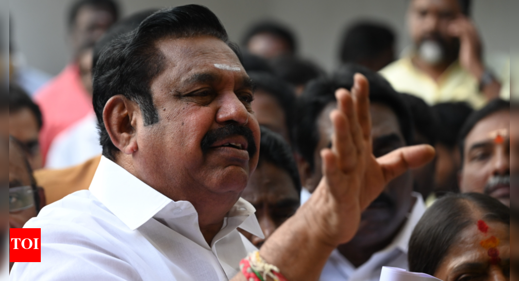 EPS accuses Stalin of contradicting himself | Chennai News - The Times ...