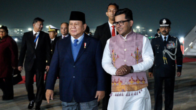 Indonesian President Prabowo Subianto arrives in India ahead of Republic Day celebrations