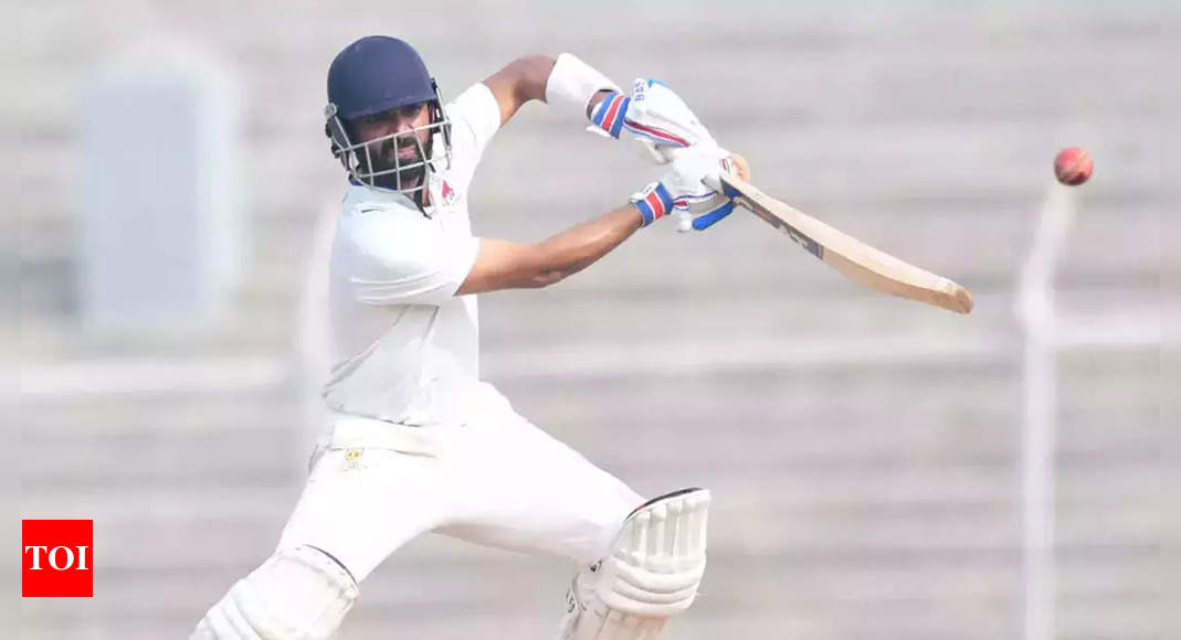 Ranji Trophy Live: Ajinkya Rahane falls; Mumbai in trouble