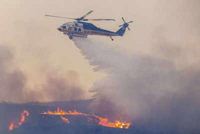 Massive LA wildfires slow down after days of devastation