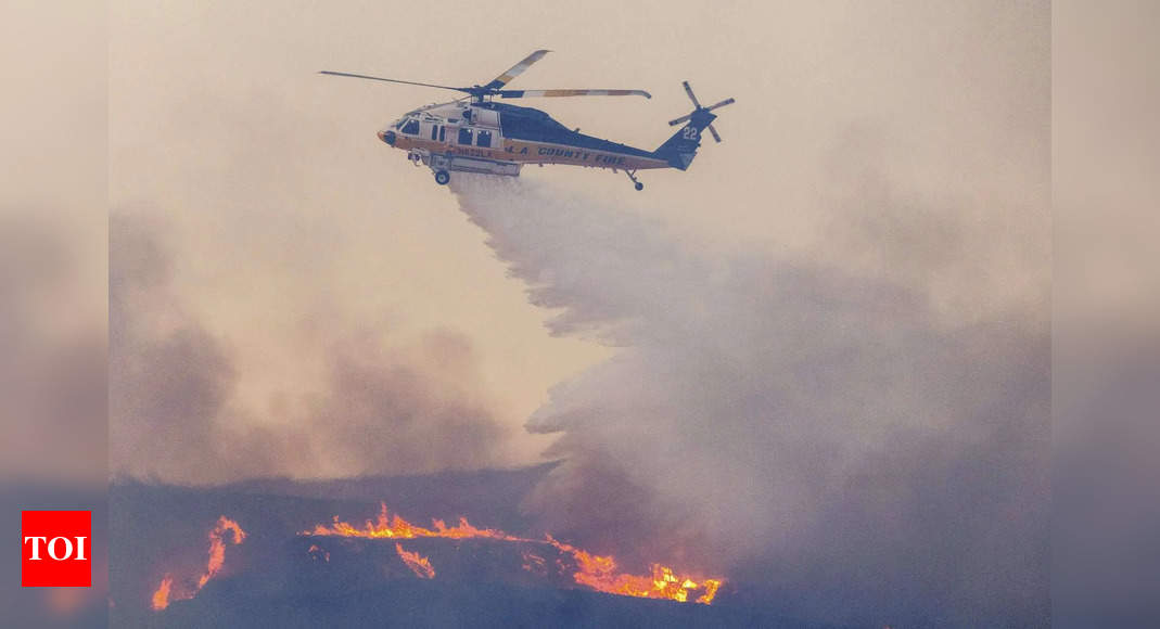 Massive LA wildfires slow down after days of devastation