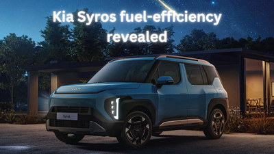 Kia Syros fuel-efficiency figures revealed: 20.75 km/l with this engine