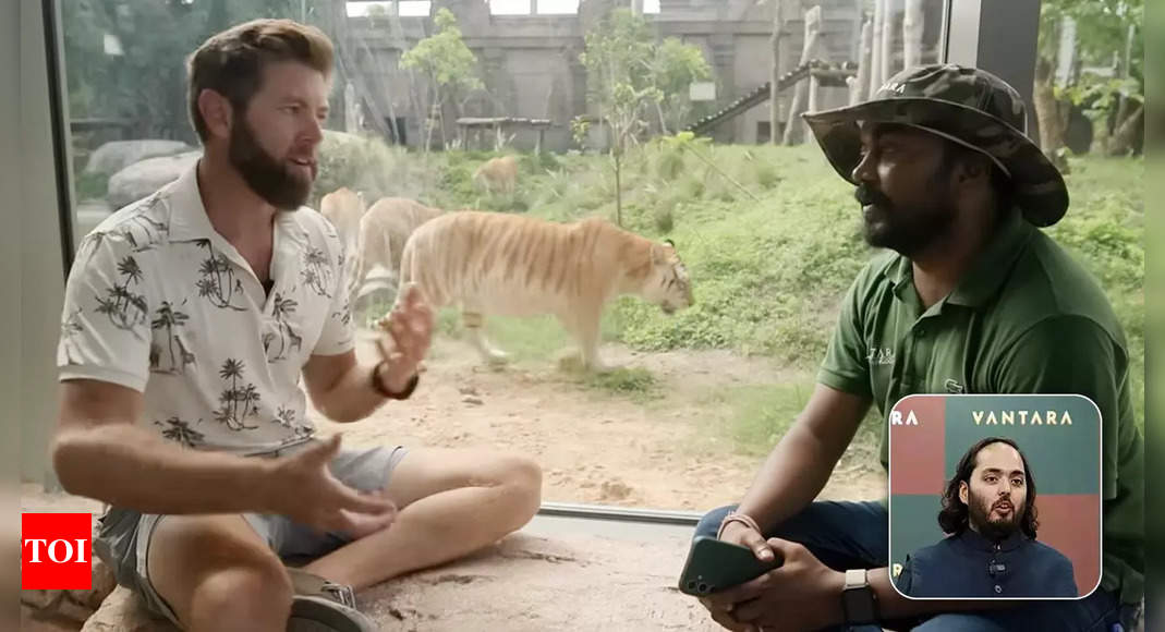 Forrest Galante visits Anant Ambani’s Vantara: The world's largest wildlife rehab sanctuary