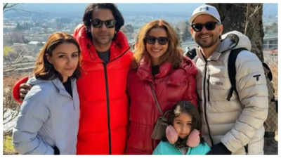 Soha Ali Khan, Kunal Kemmu and Inaaya join Rajkummar Rao and Patralekhaa for a winter getaway to Japan