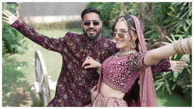 Rapper Emiway Bantai and Swaalina get married in a dreamy setting - Pics |  - The Times of India