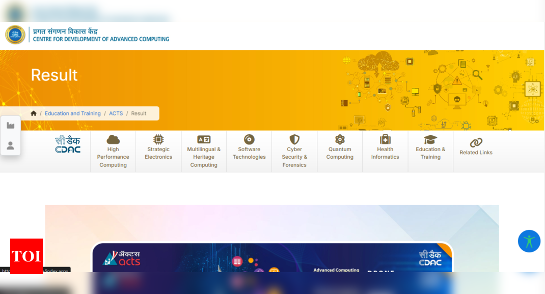 CDAC C-CAT result 2025 declared: Direct link to download scorecards here