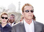 Arnold Schwarzenegger visits Taj Mahal