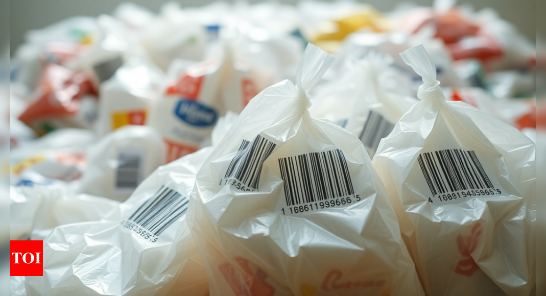 All plastic carry bags, multilayered packaging in India must carry thickness, maker details in barcode from July 1