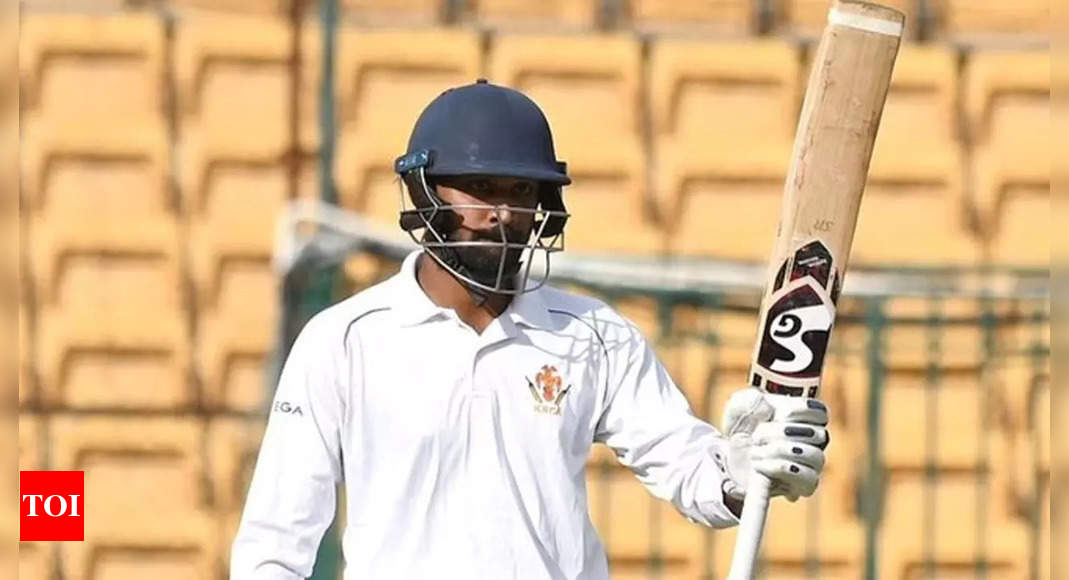 Ranji Trophy: Sensational Smaran slams double ton against Punjab | Cricket News – The Times of India