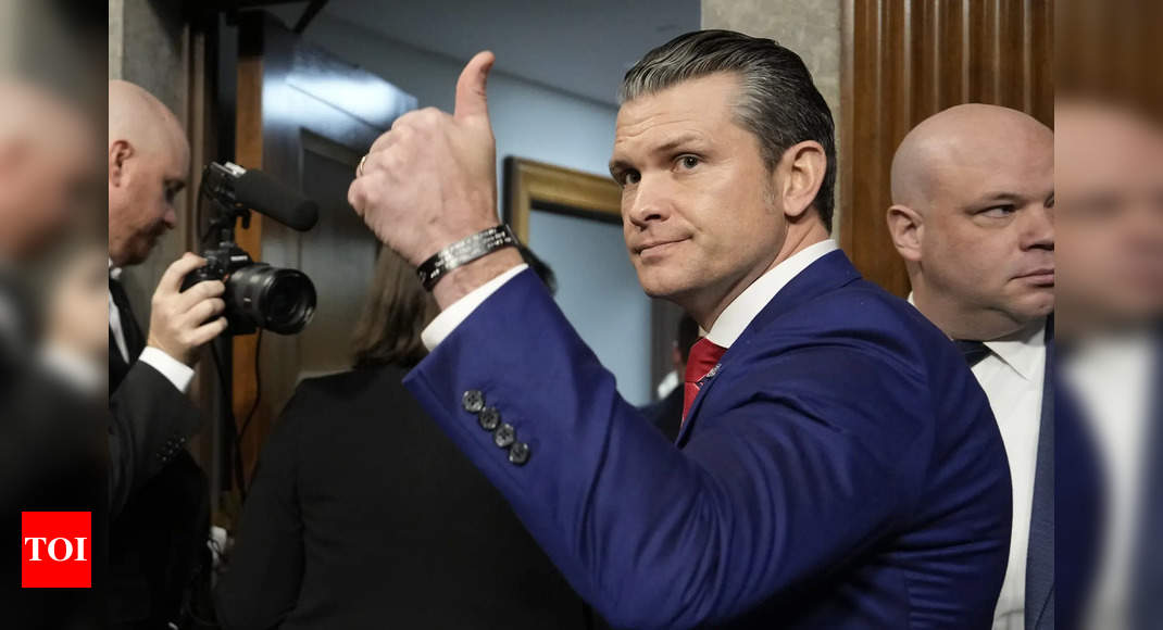 Pete Hegseth confirmed as Secretary of Defence: Will he keep his promise to quit drinking alcohol? | World News - The Times of India