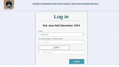 MPSOS 10th, 12th Ruk Jana Nahi December 2024 result declared: Check direct link here