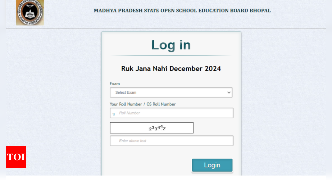 MPSOS 10th, 12th Ruk Jana Nahi December 2024 result declared: Check direct link here