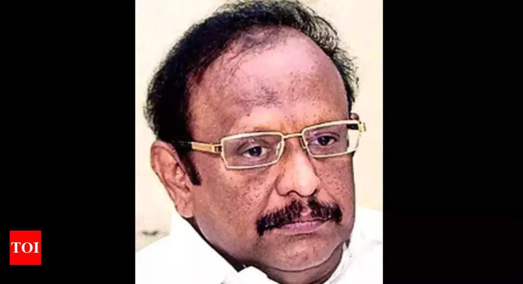 Tamil Nadu law minister S Regupathy admitted to hospital after complaining of dizziness