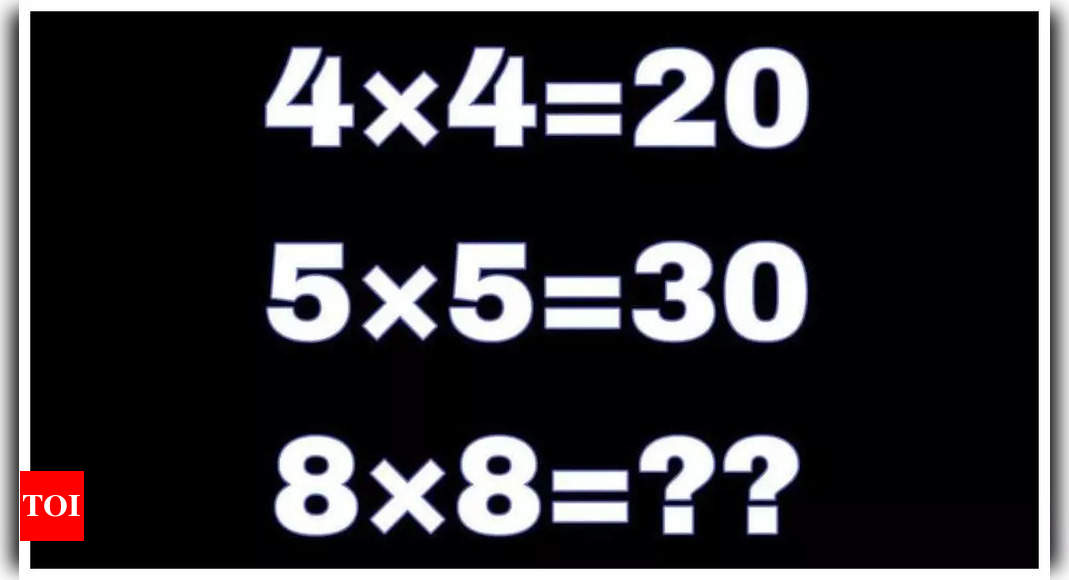 Brain teaser: Only a genius can solve this maths puzzle 4 seconds