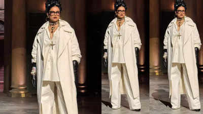 Deepika Padukone channels Rekha’s timeless glamour on the ramp at Sabyasachi’s 25th Anniversary show