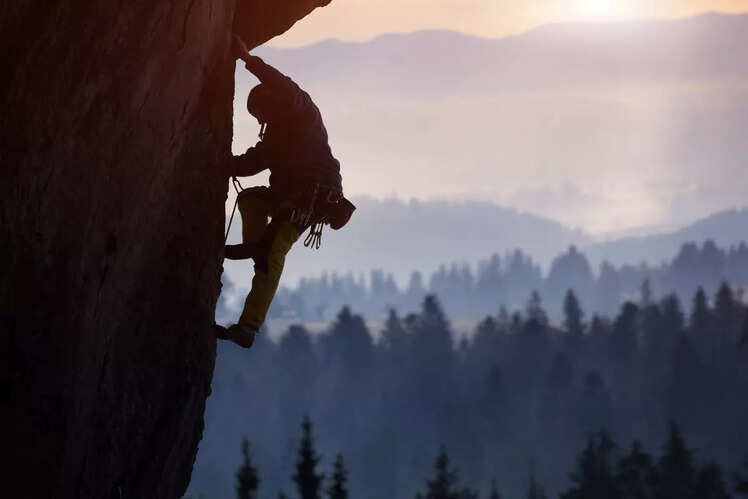 Rock climbing