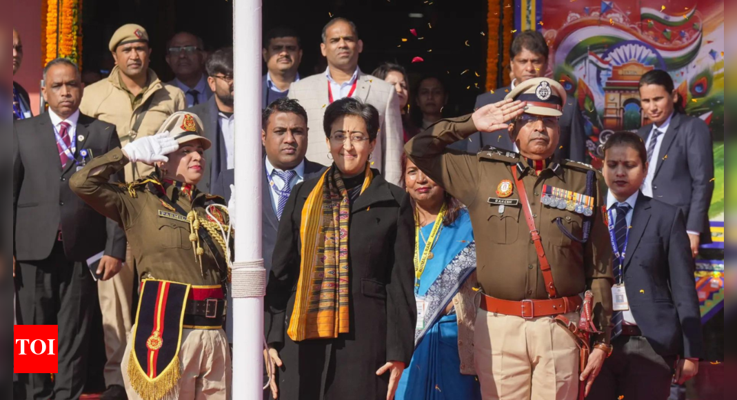 At Republic-Day event, CM Atishi reminds crowd of AAP’s welfare work ...