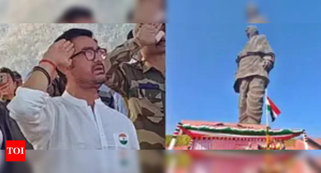 Aamir Khan salutes Sardar Vallabhbhai Patel on Republic day