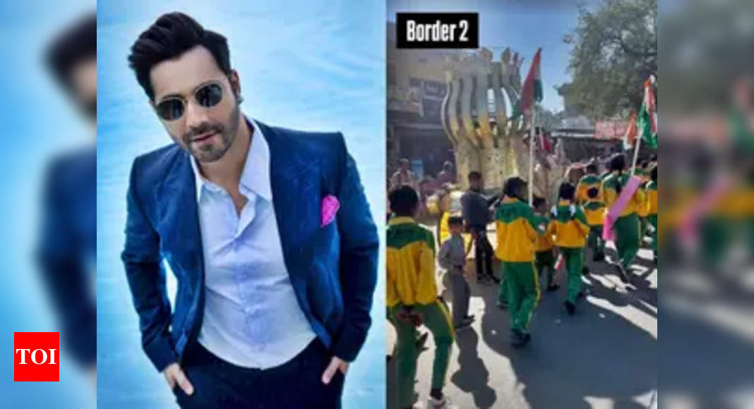 Varun Dhawan teases 'Border 2' while watching kids march proudly on Republic Day