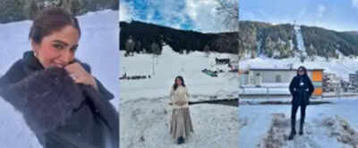 Bhumi Pednekar braves 0-degree weather in Davos