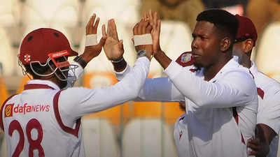 Pakistan struggle in second Test as West Indies sniff series-levelling win