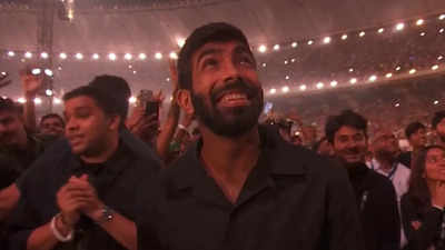 Watch: Jasprit Bumrah attends Coldplay concert in Ahmedabad; Chris Martin dedicates song to 'beautiful brother'