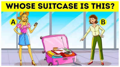 Brain teaser: Only a genius can spot the rightful owner of a suitcase in just 5 seconds