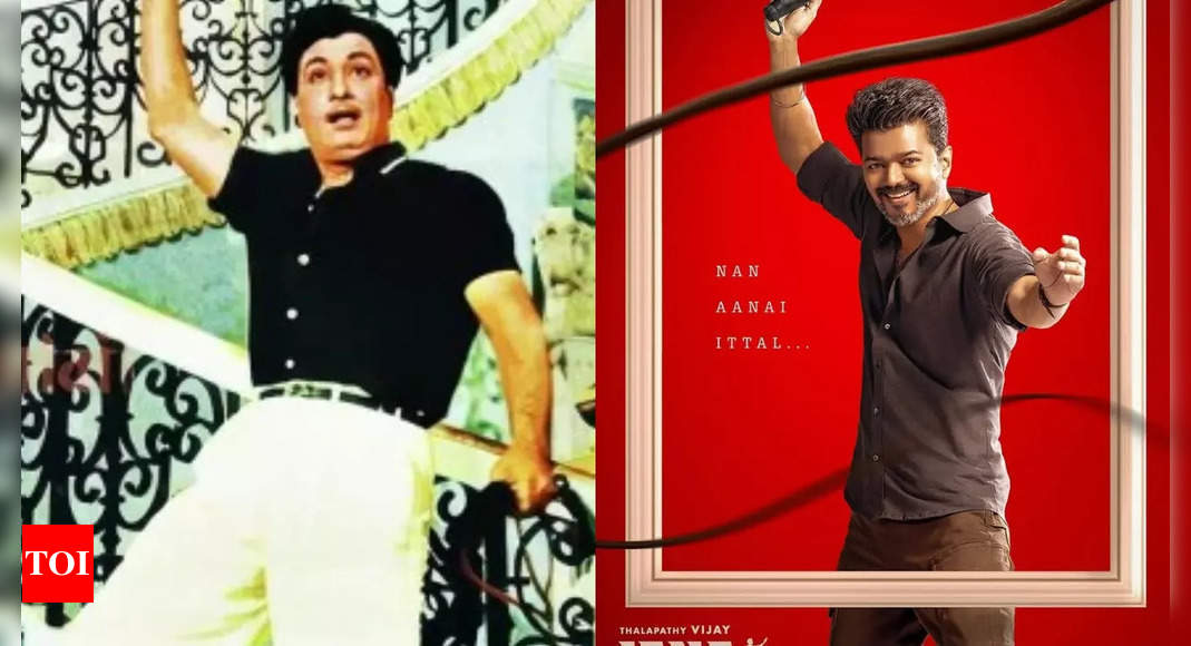 Jana Nayagan: Thalapathy Vijay's new look from the film shows similarities to legendary actor and former Tamil Nadu CM MGR