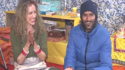 India's Siddharth marries Penelope from Greece with Vedic rituals during Maha Kumbh 2025