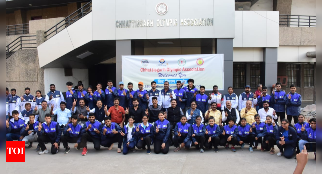 Chhattisgarh's 287-member team heads to 38th National Games in Uttarakhand