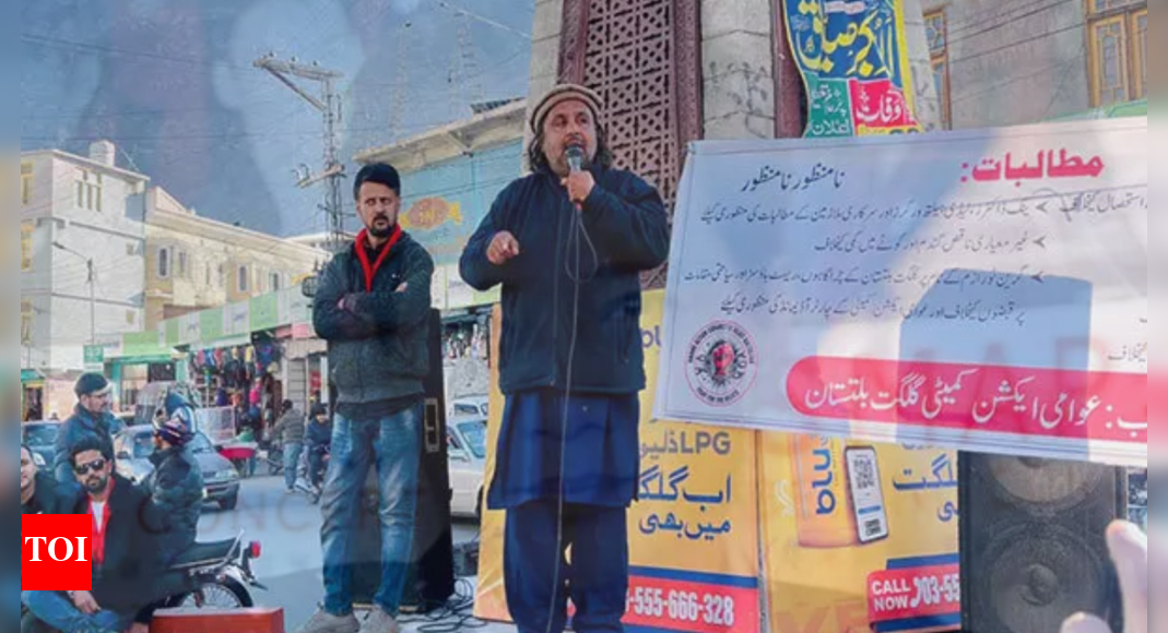 Awami action committee stages protest against challenges faced by PoGB ...