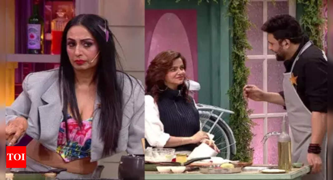 Laughter Chefs 2: Kashmera Shah’s hilarious reaction to Krushna Abhishek’s dance with Rubina Dilaik will leave you in splits; see video