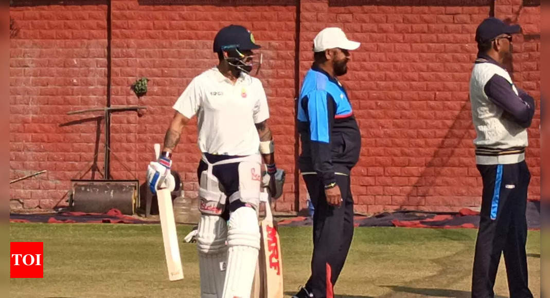 Inside Virat Kohli's training session ahead of Ranji Trophy comeback