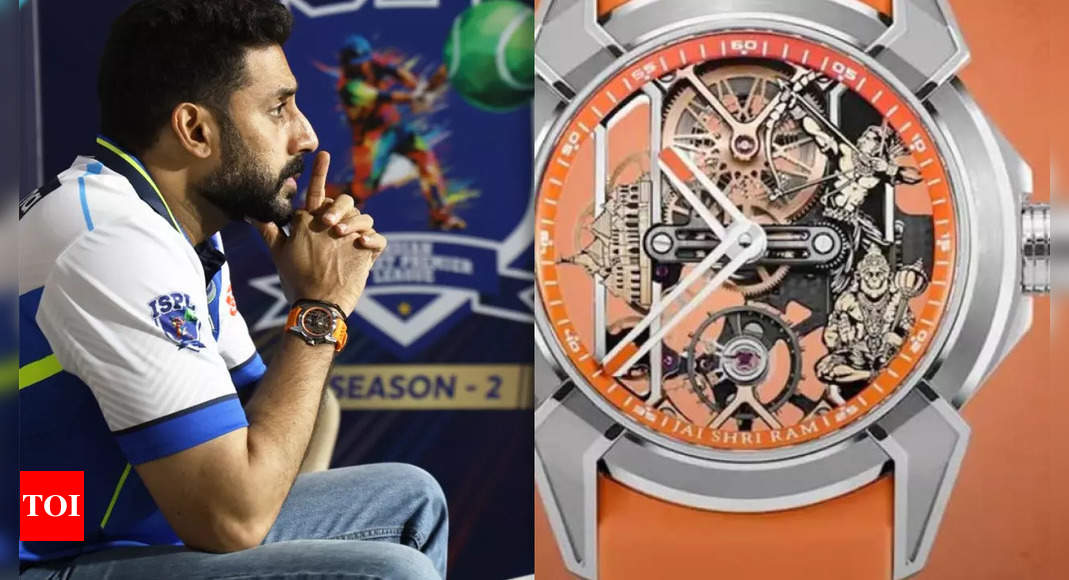 Guess the price of Abhishek Bachchan's Epic X Ram Janmabhoomi watch