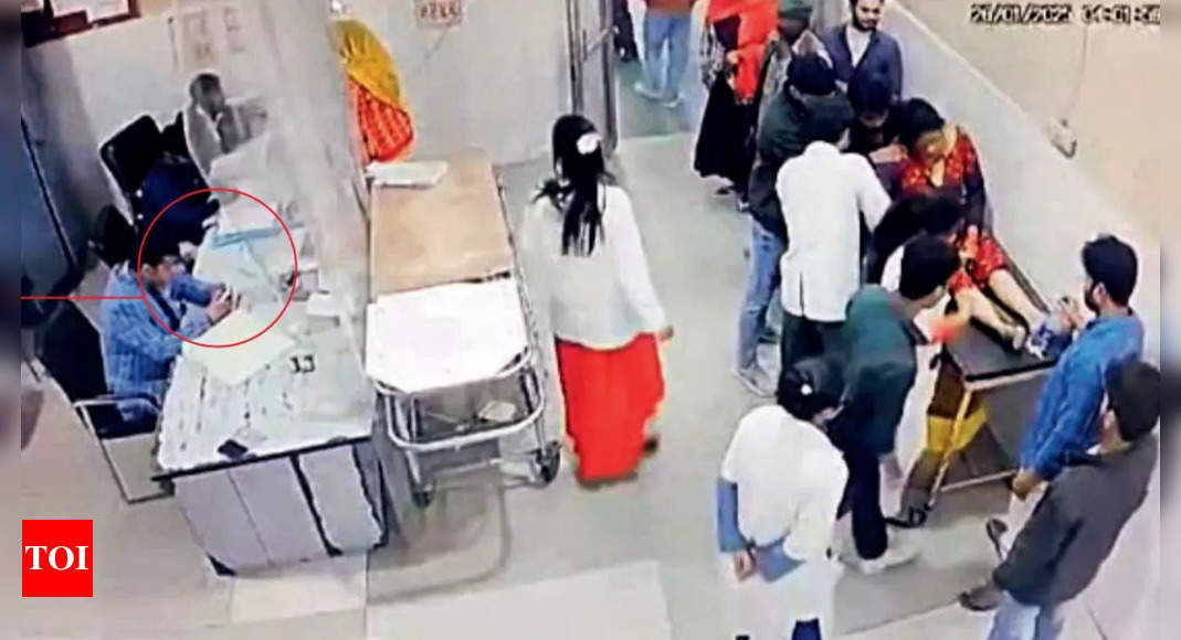 Woman dies of heart attack as doctor watches reels in UP hospital