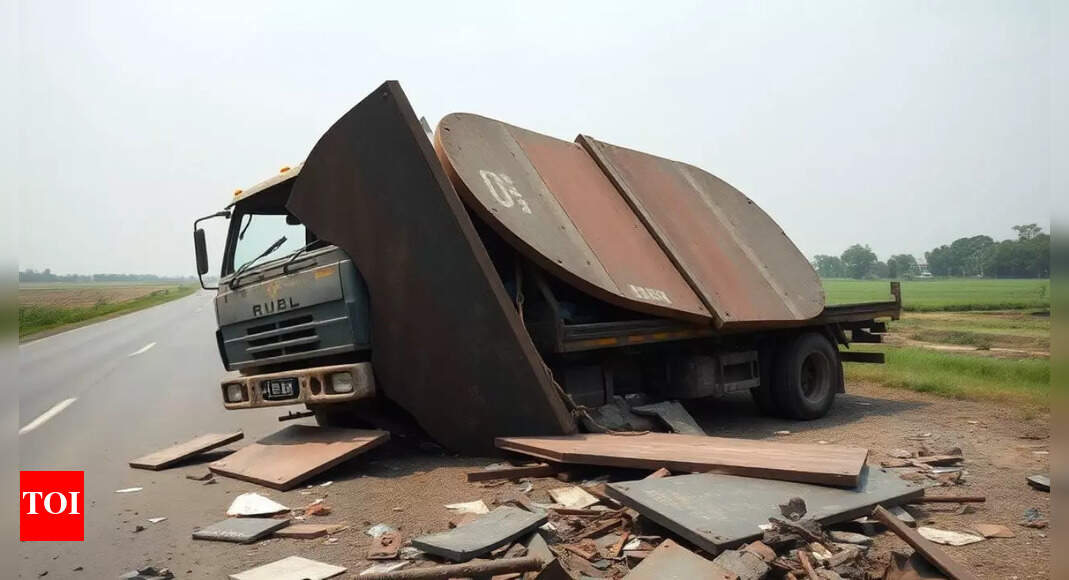 4 sleeping in truck crushed to death by heavy metal plates