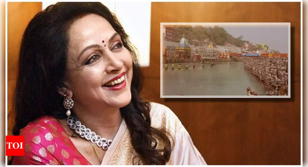 Hema Malini takes a holy dip at Maha Kumbh on Mouni Amvasya: 'I never had such an experience before'