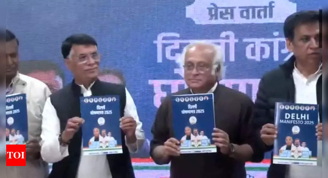 Congress releases manifesto for Delhi polls: Rs 2,500 for women, LPG at Rs 500