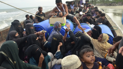 Over 100 Rohingya refugees fleeing persecution in Myanmar arrive ...