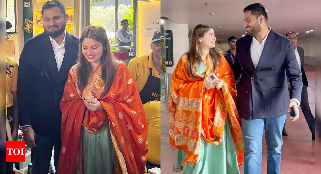 Jeet Adani’s would-be-bride Diva Jaimin Shah impresses with her minimalist charm as she steps out in salwar suit with Banarasi dupatta | – The Times of India