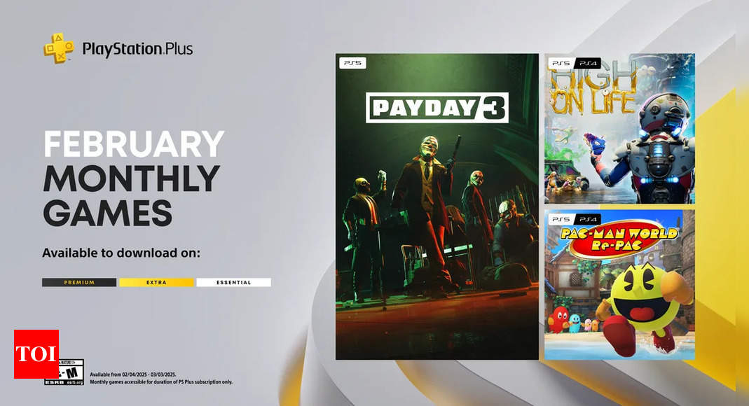 Sony announces new games for PS Plus February collection: Payday 3, High on Life, and Pac-Man World Re-Pac