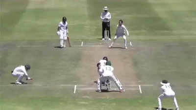 Bizarre run-out stuns cricket world in U19 Test between South Africa and England - Watch