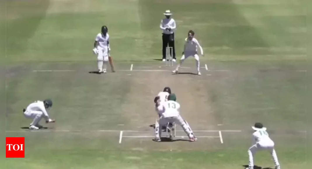 Bizarre run-out stuns cricket world in U19 Test between South Africa and England – Watch | Cricket News – The Times of India