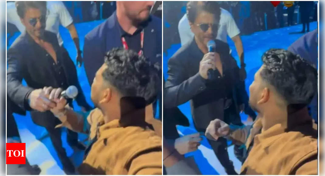 Shah Rukh Khan's hilarious reply to fan's dialogue at Dubai event steals the show: 'Kuch bhi bolta hai tu yar'