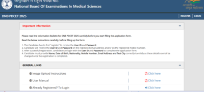 DNB PDCET registration window opens: Direct link to apply here