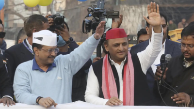 'Don't waste a single vote': In Akhilesh Yadav's call to elect AAP in Delhi, a subtle message for Congress