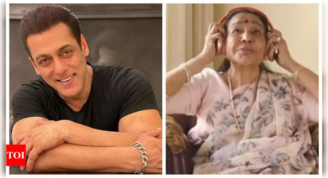 Salman Khan shares photo of Asha Bhosle listening to granddaughter Zanai Bhosle's song: 'You are the sweetest and this...'