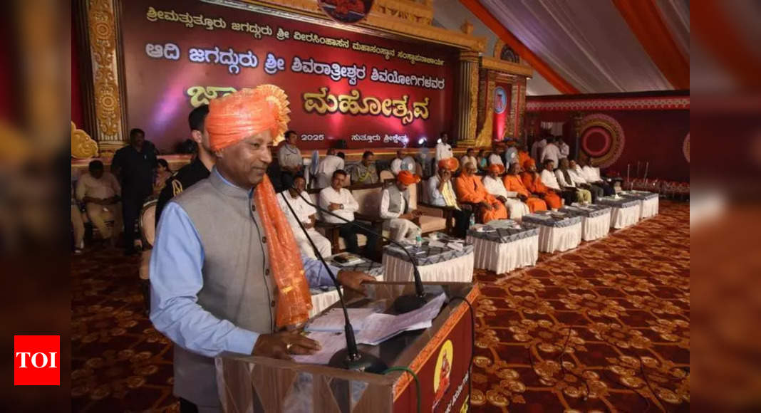 Meghalaya guv lauds Suttur Mutt for preserving heritage, supporting education | Mysuru News - The Times of India