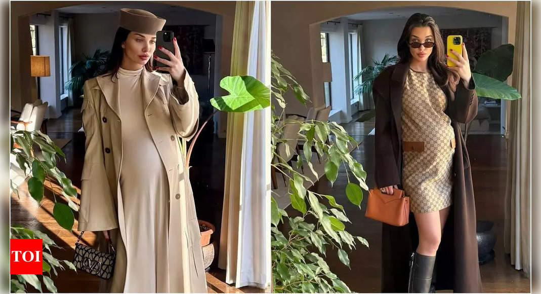 Amy Jackson's baby bump series wins hearts, mom-to-be flaunts her chic maternity style